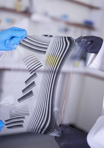 Stretchable printed conductors, Fraunhofer ISC